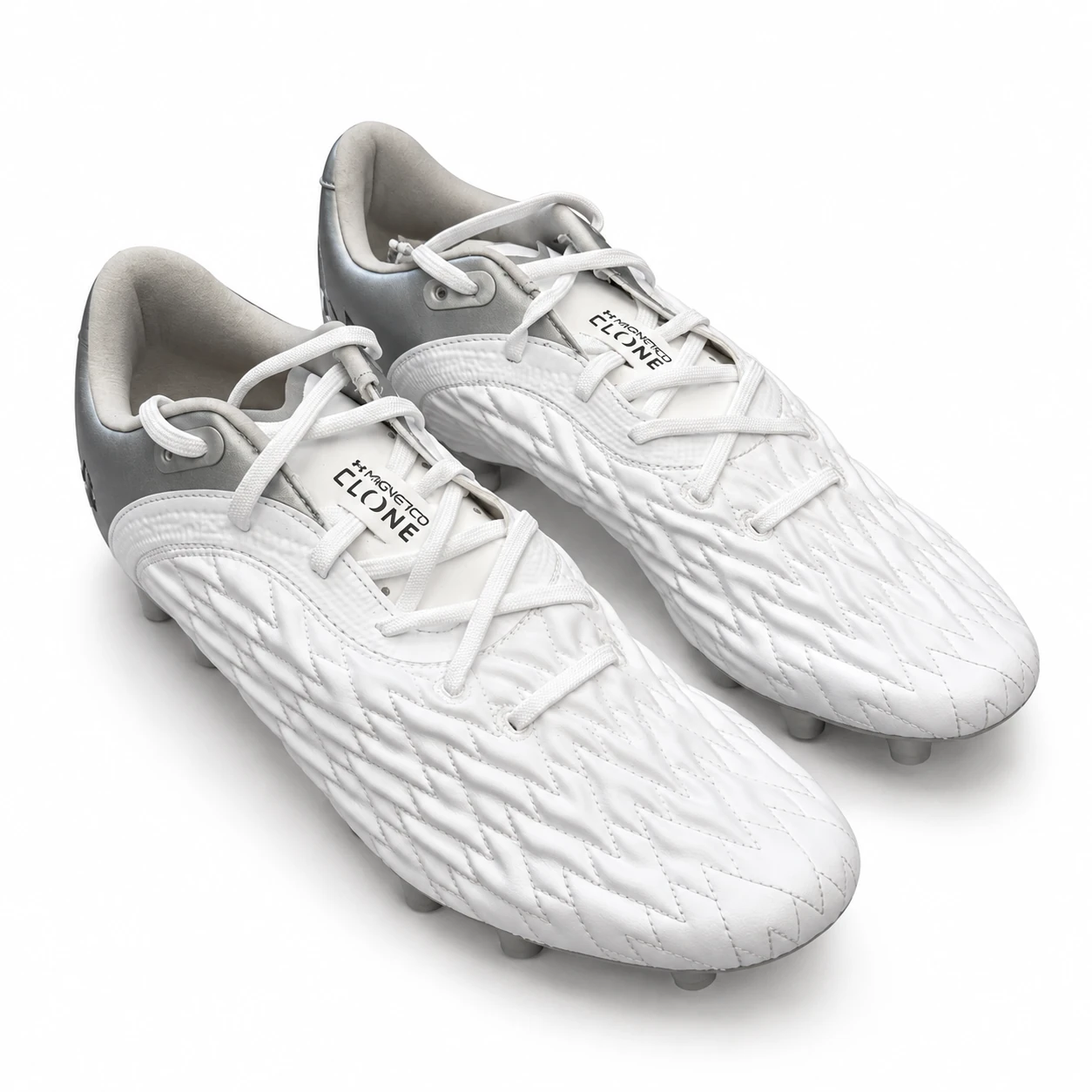 Under Armour Clone Magnetico Prm 2.0 FG in White/Silver