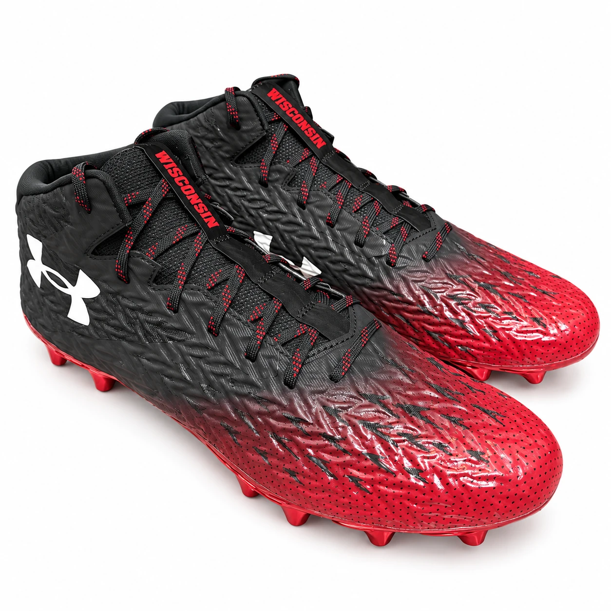 Under Armour TM Spotlight Clone 4 Mid MC N in Black/Red